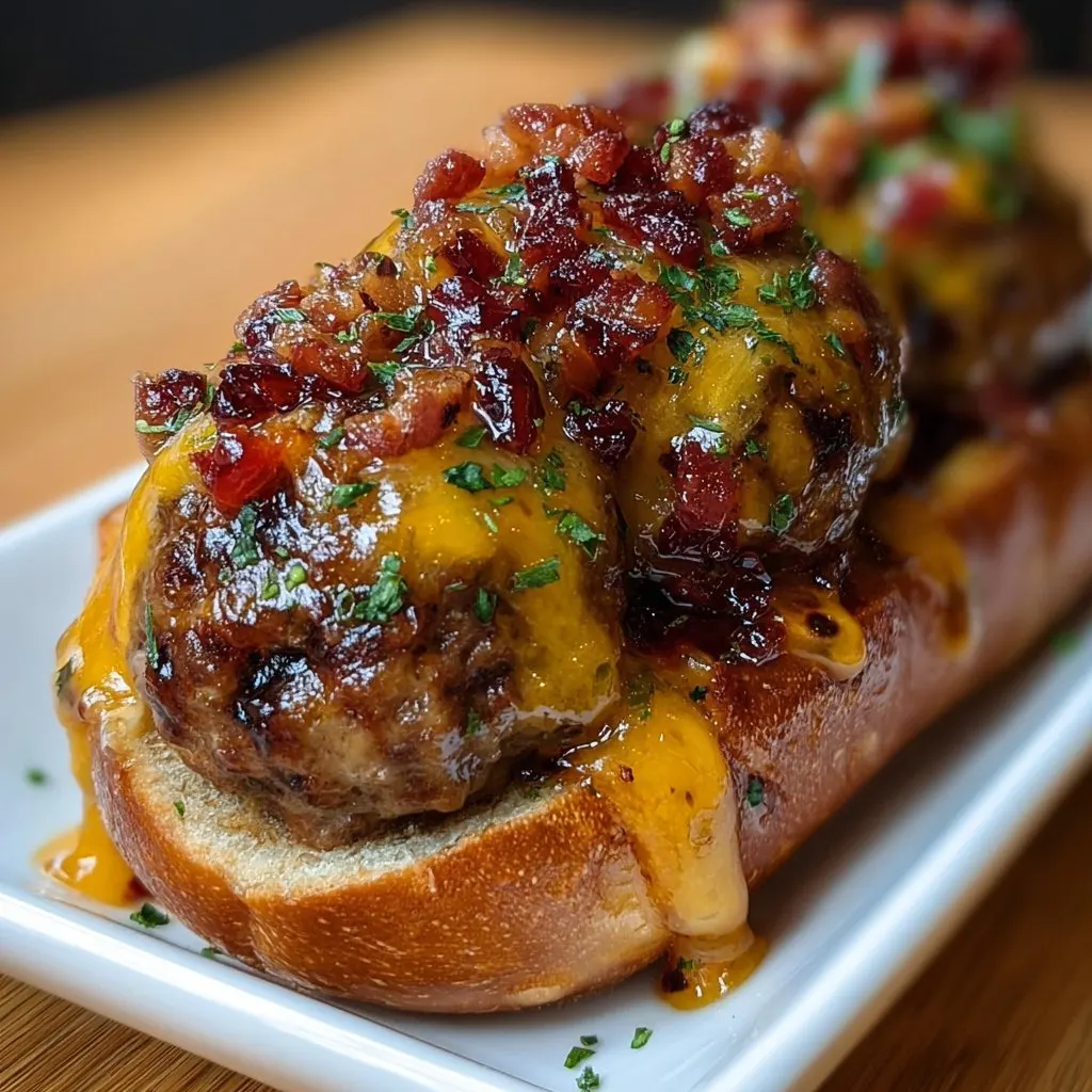 Bacon Cheeseburger Meatball