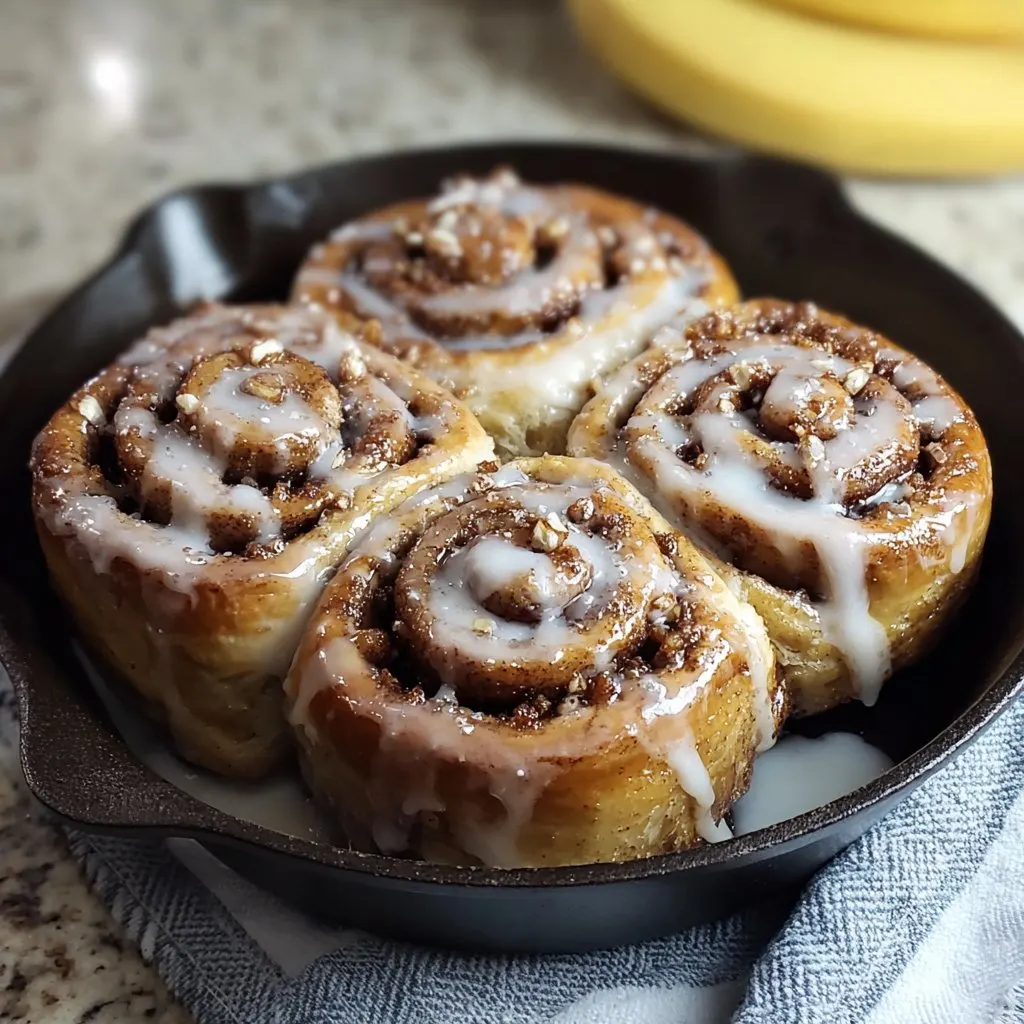 Banana Bread Cinnamon Rolls