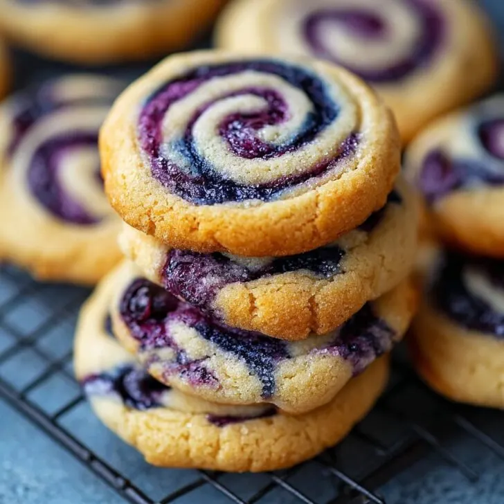 Blueberry Cheesecake Swirl Cookies