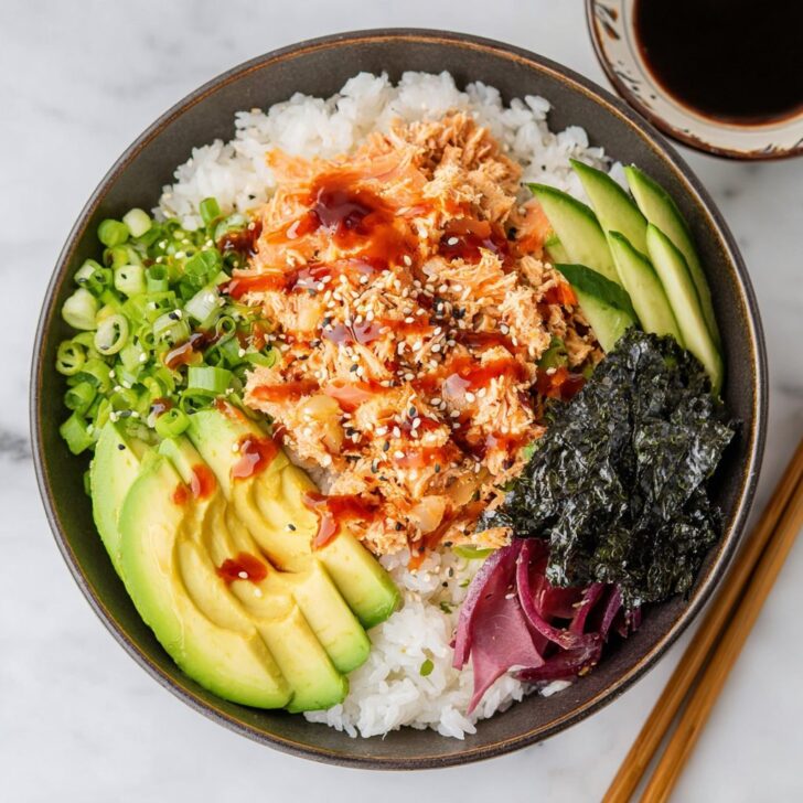 Canned Tuna Sushi Bowl