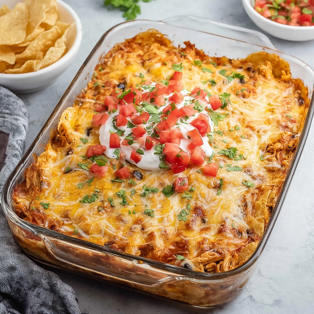 Chicken Taco Casserole