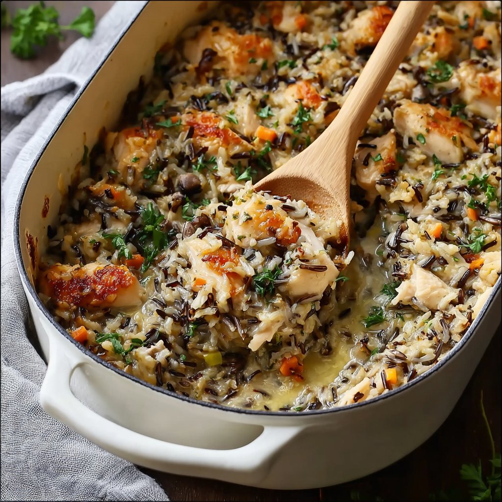 Chicken Wild Rice Casserole Recipe
