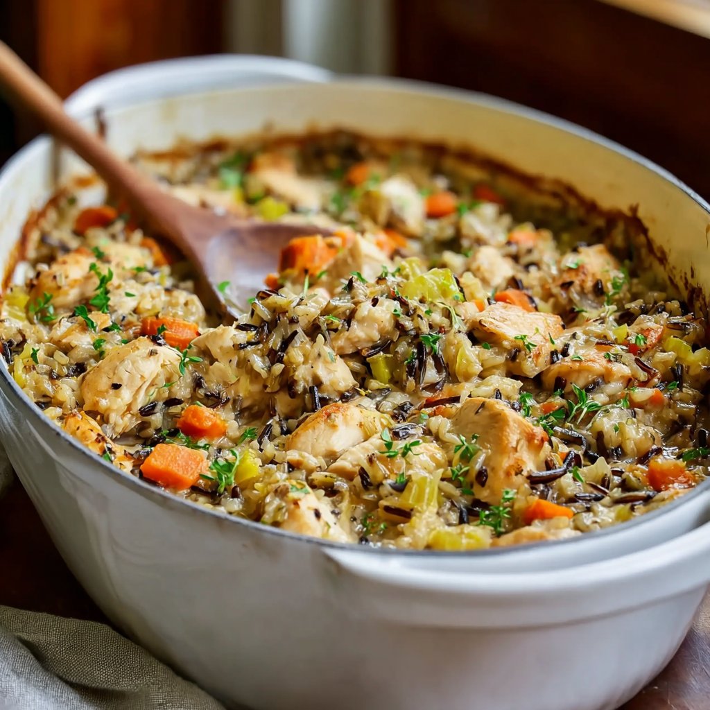 Chicken Wild Rice Casserole Recipe