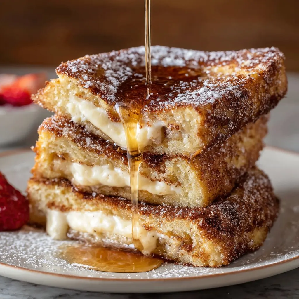 Churro Stuffed French Toast with Cinnamon Sugar Recipe