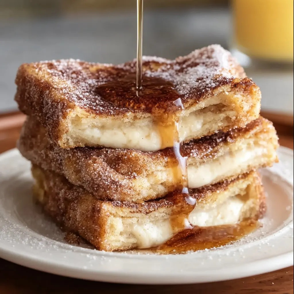 Churro Stuffed French Toast with Cinnamon Sugar Recipe