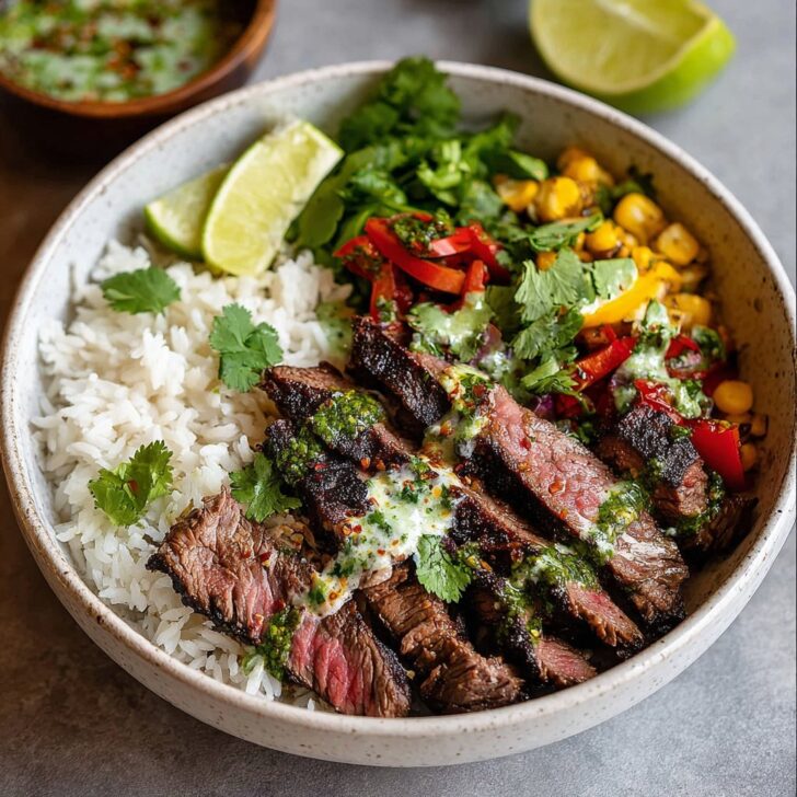 Cilantro Lime Steak Bowls