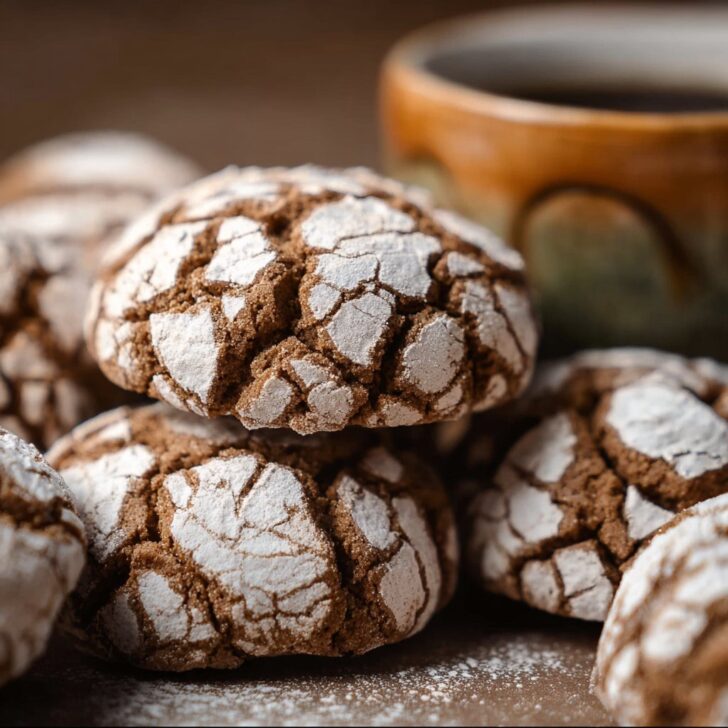 Cinnamon Coffee Crinkles