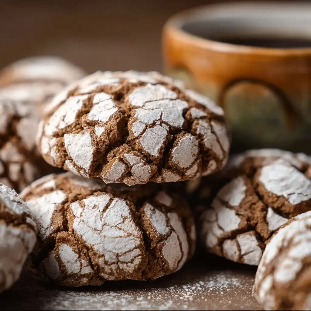 Cinnamon Coffee Crinkles