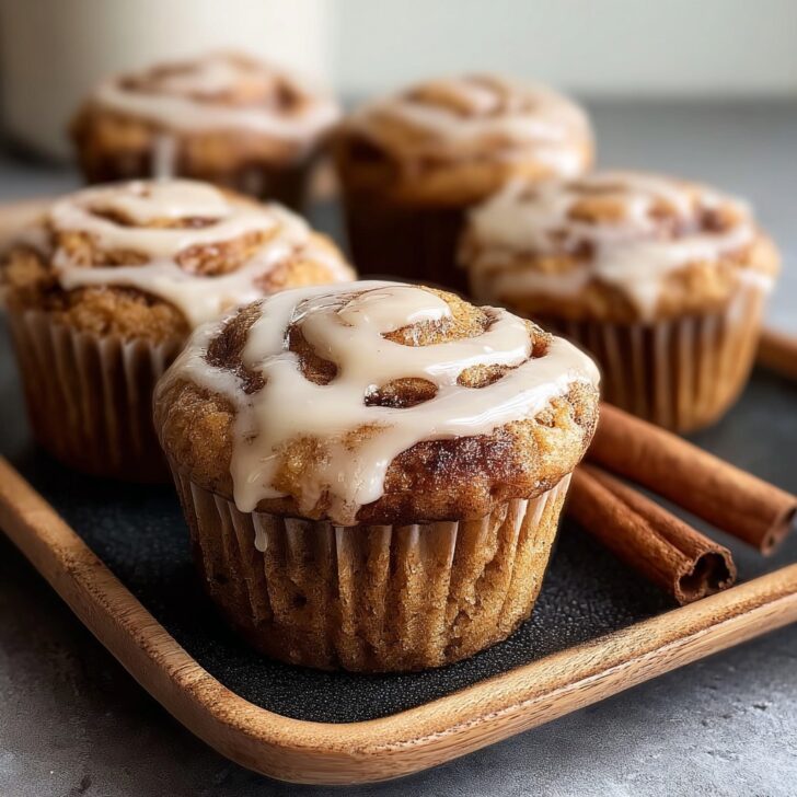 Cinnamon Roll Protein Muffins