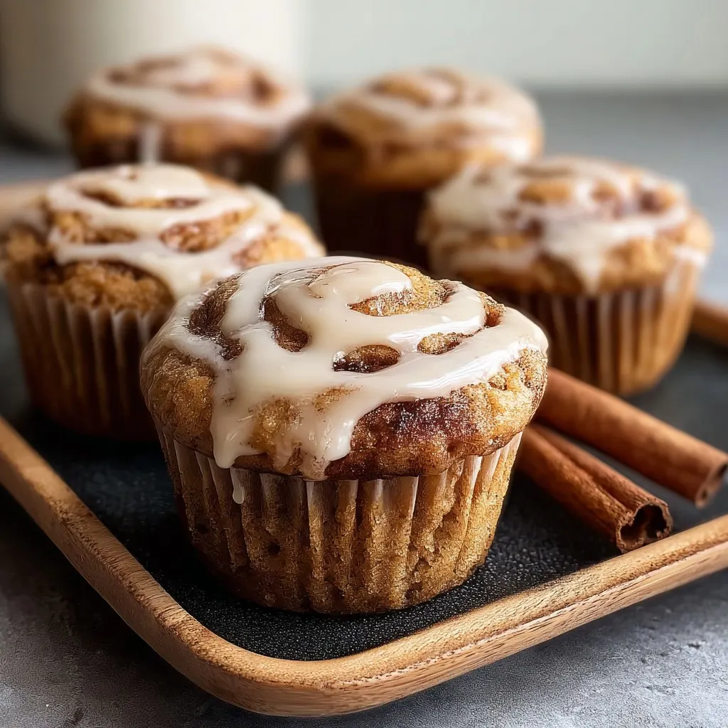 Cinnamon Roll Protein Muffins