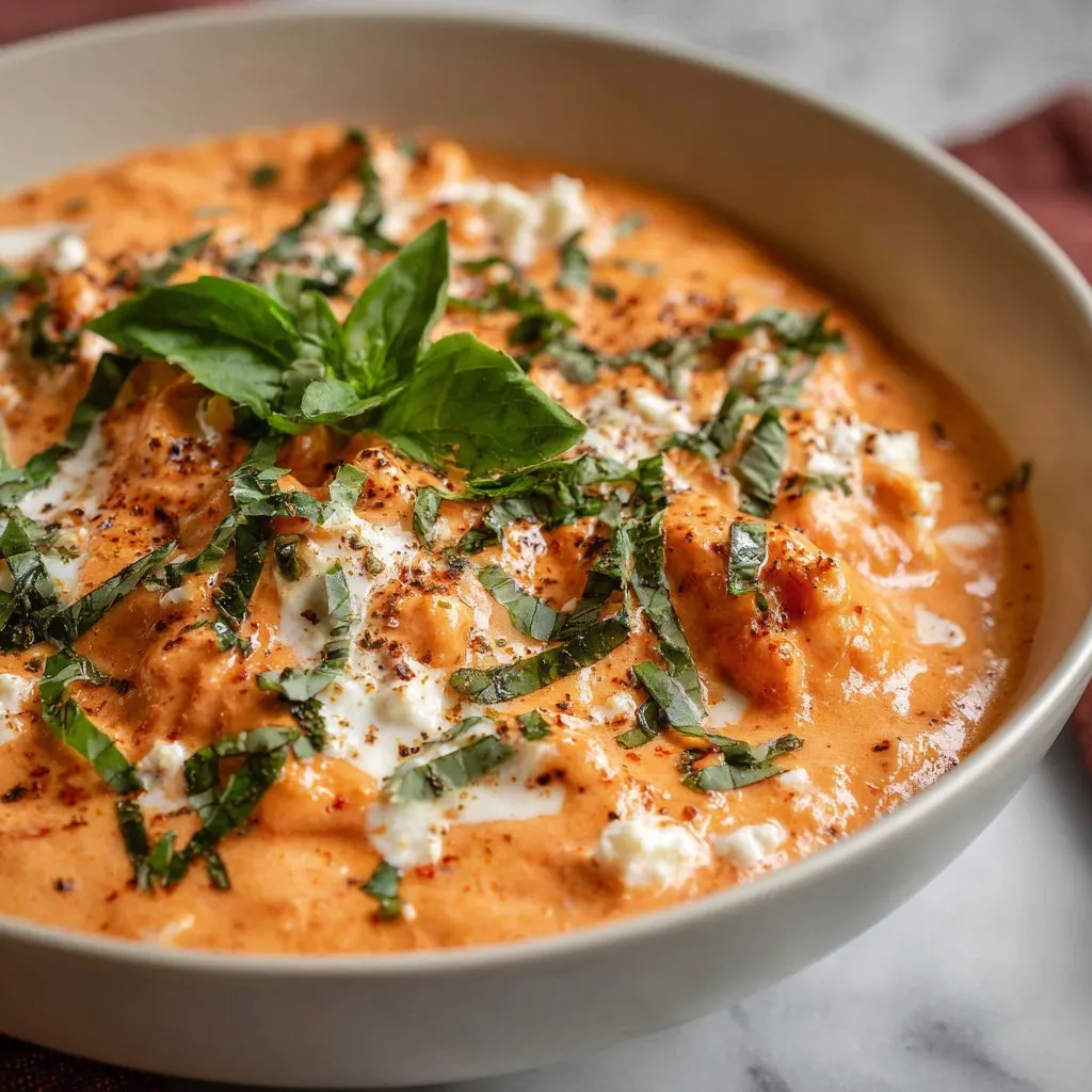 Creamy Cottage Cheese Tomato Basil Sauce