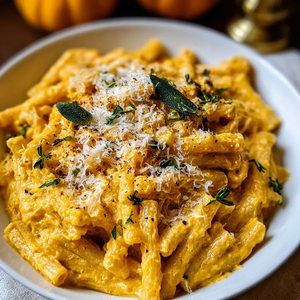 Creamy Parmesan Pumpkin Pasta