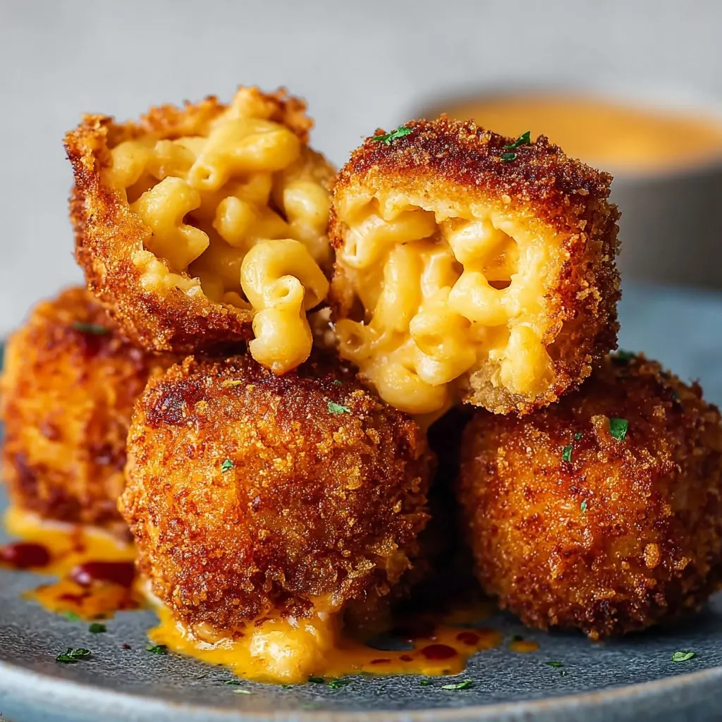 Crispy Fried Mac and Cheese Balls