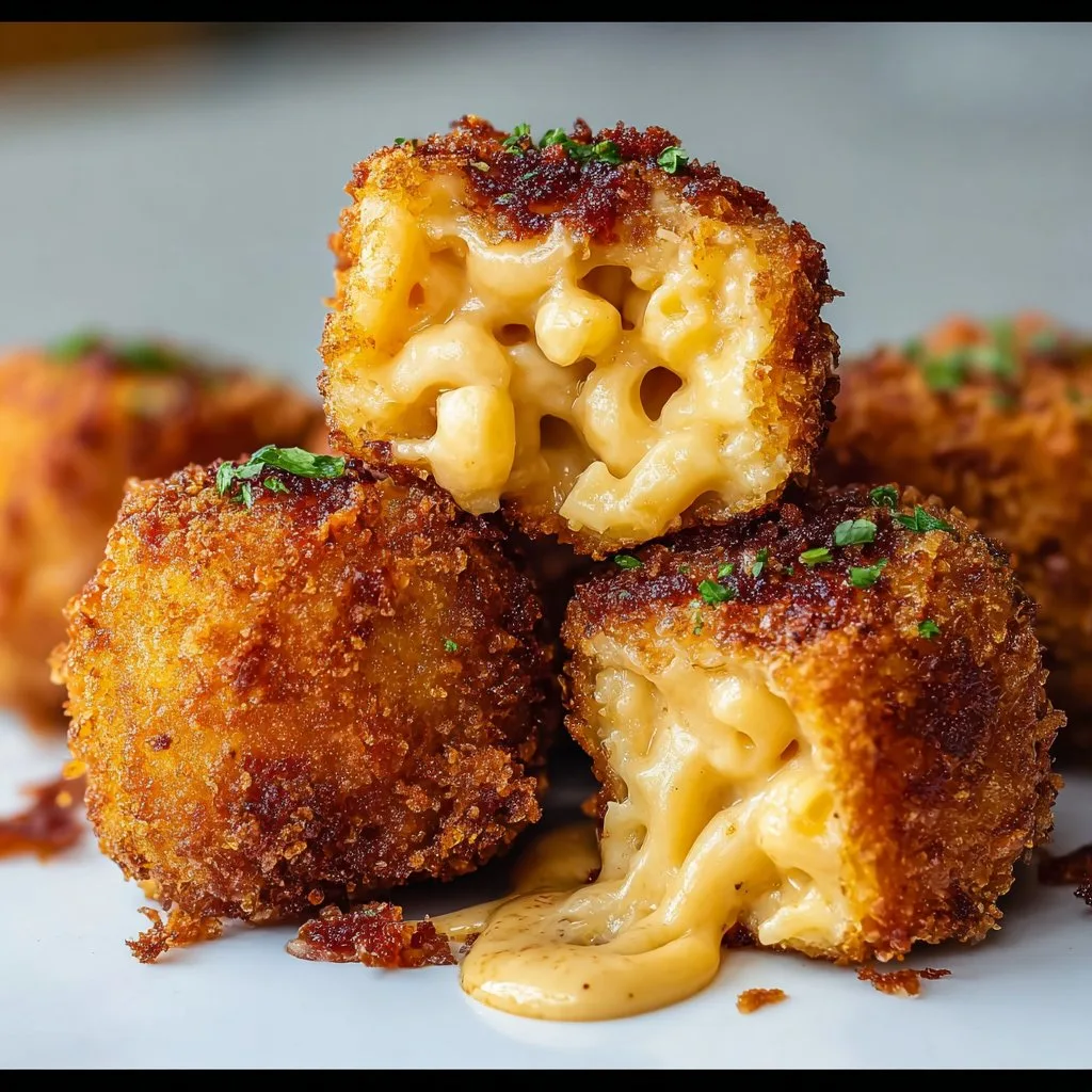 Crispy Fried Mac and Cheese Balls