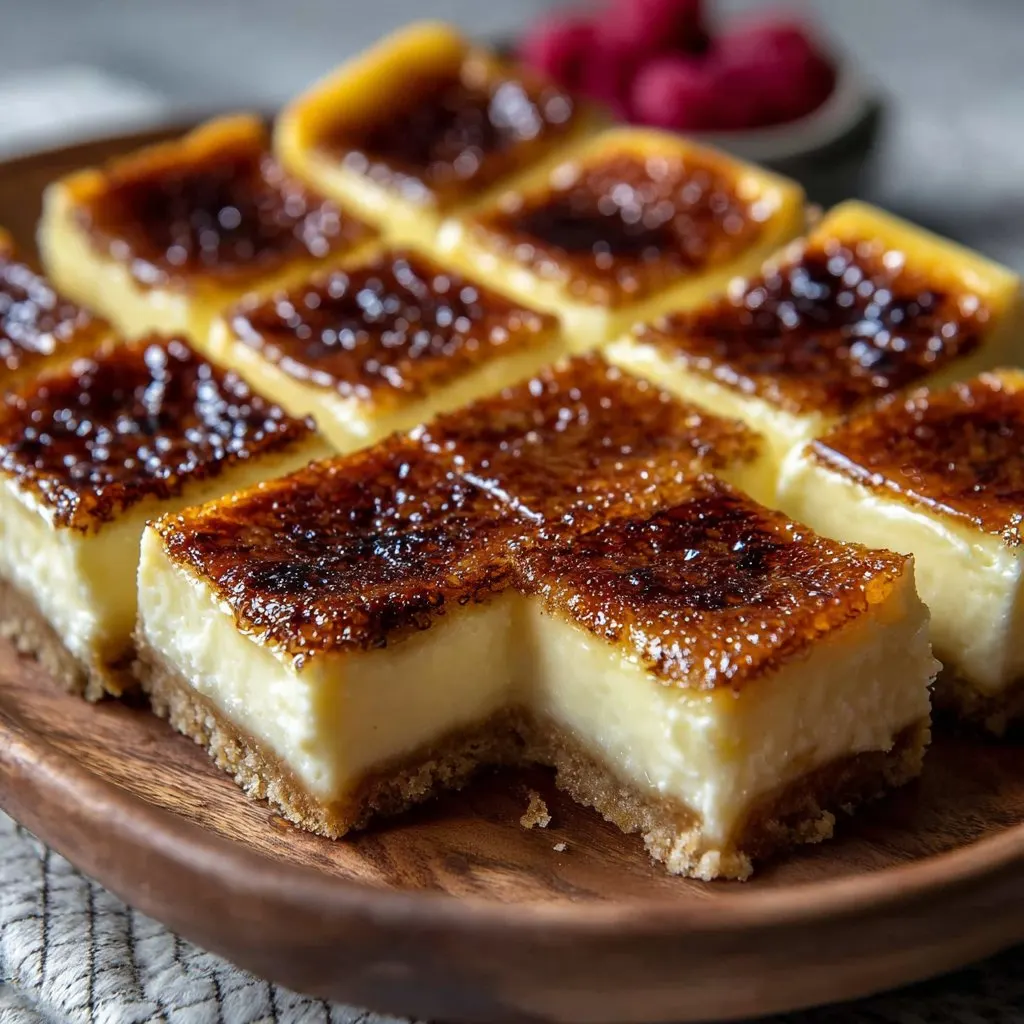 Crème Brûlée Cheesecake Bars