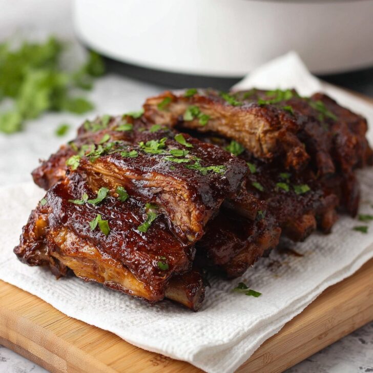 Crockpot Honey Garlic Soy Ribs