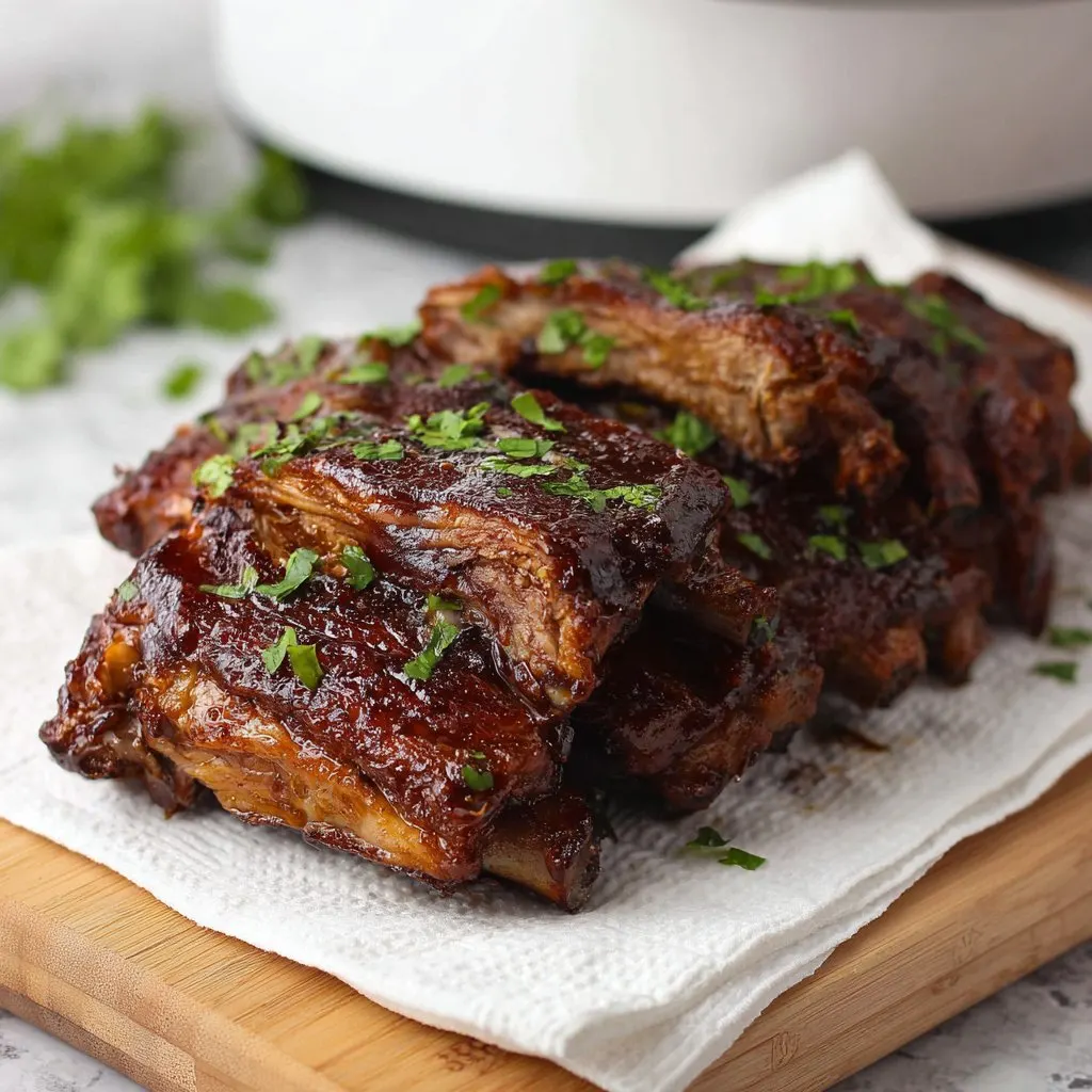 Crockpot Honey Garlic Soy Ribs