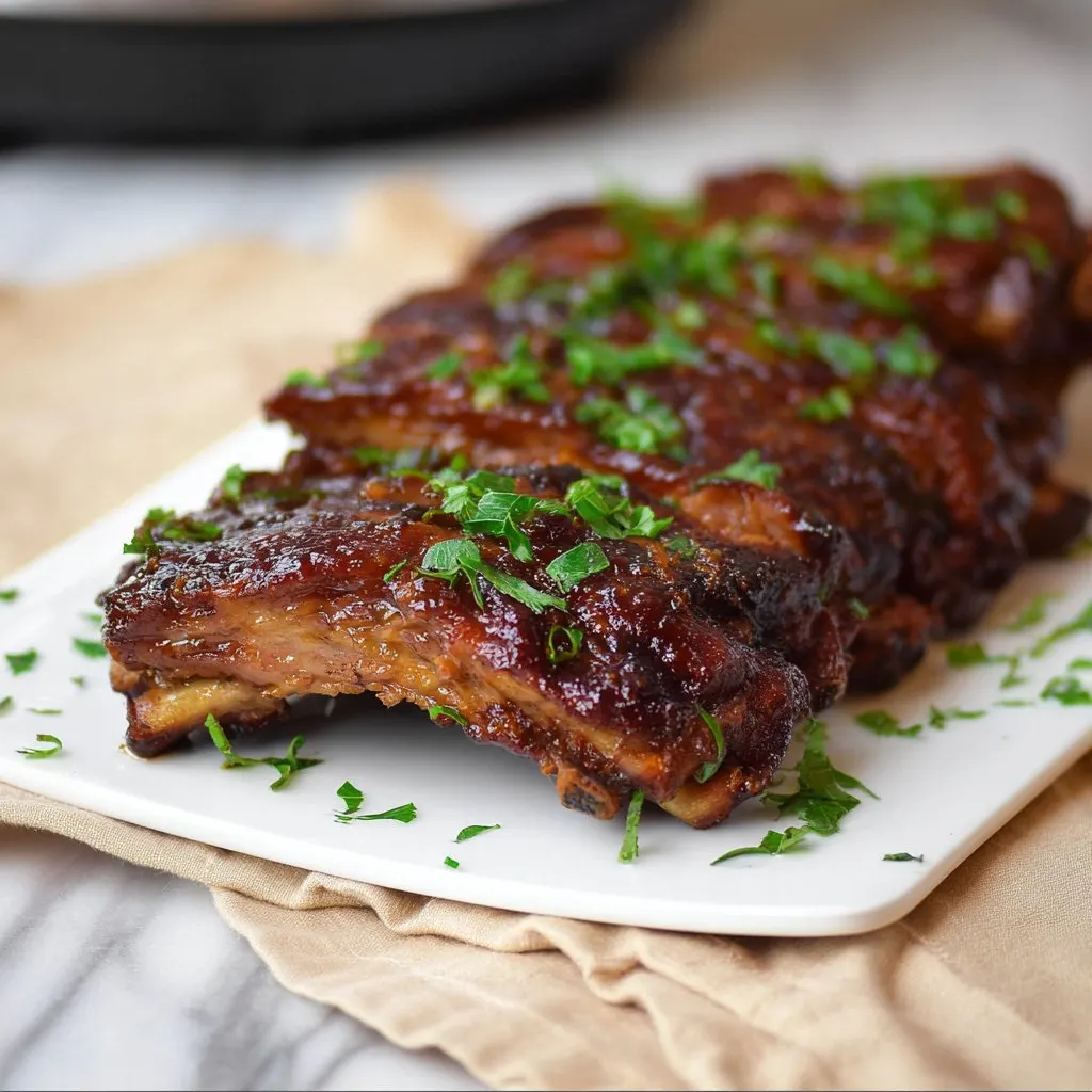 Crockpot Honey Garlic Soy Ribs