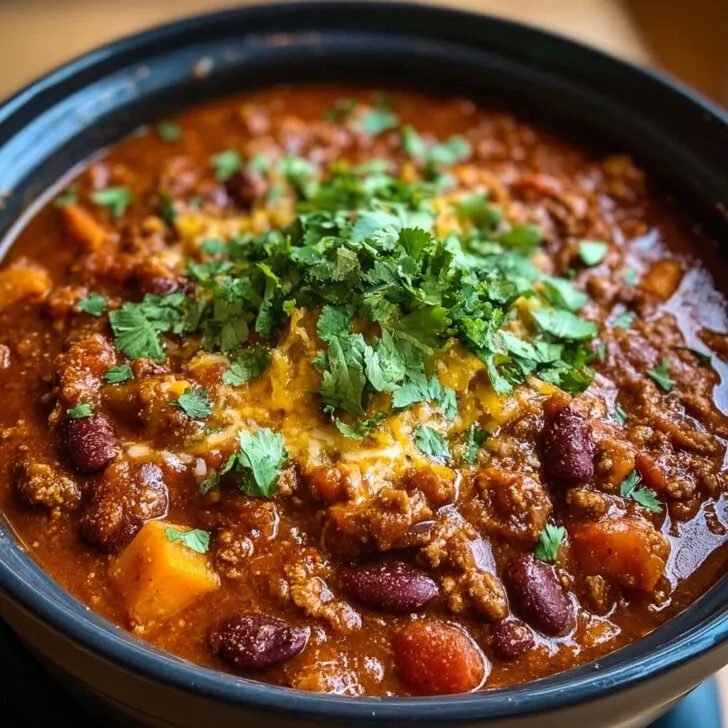 Crockpot Pumpkin Chili