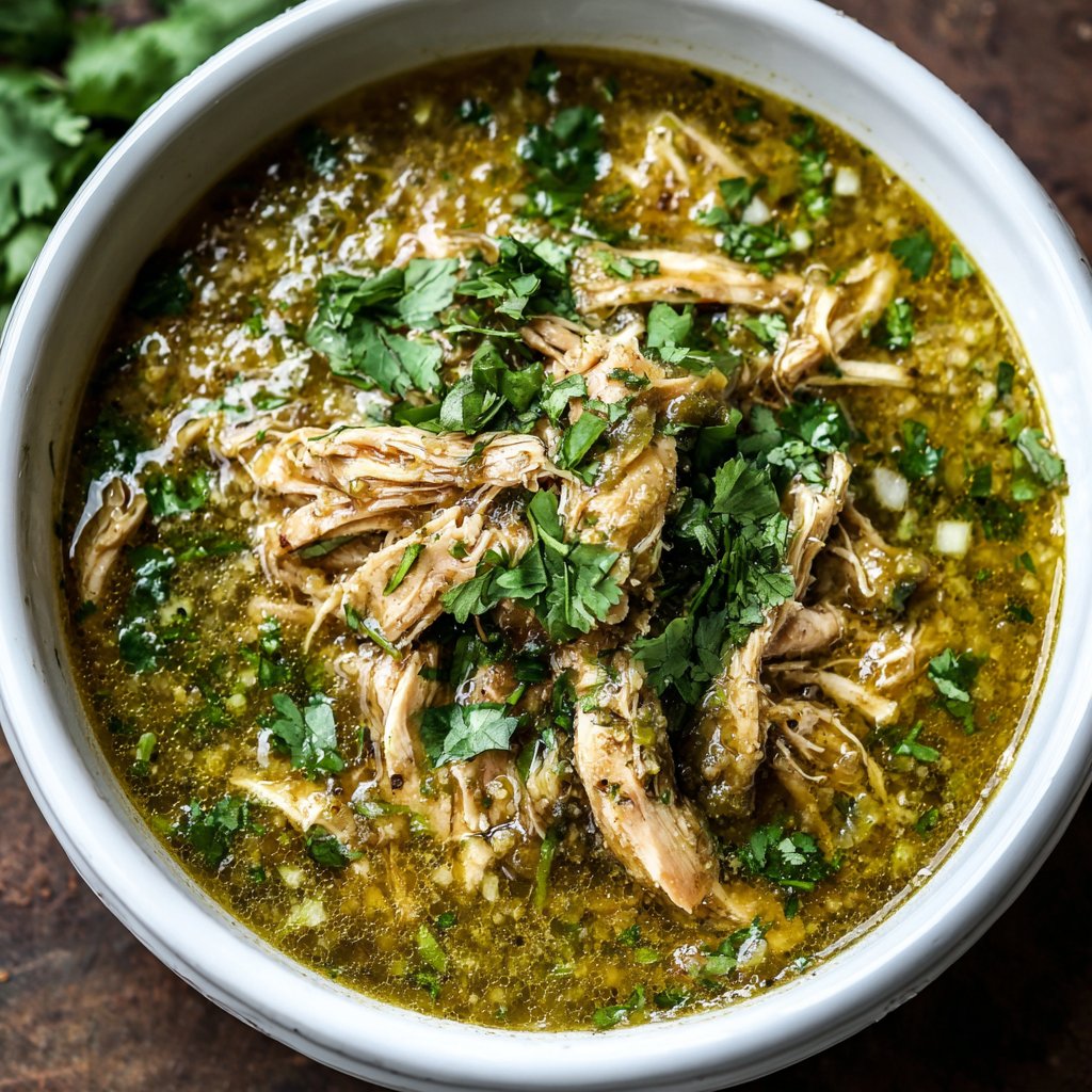 Crockpot Salsa Verde Chicken