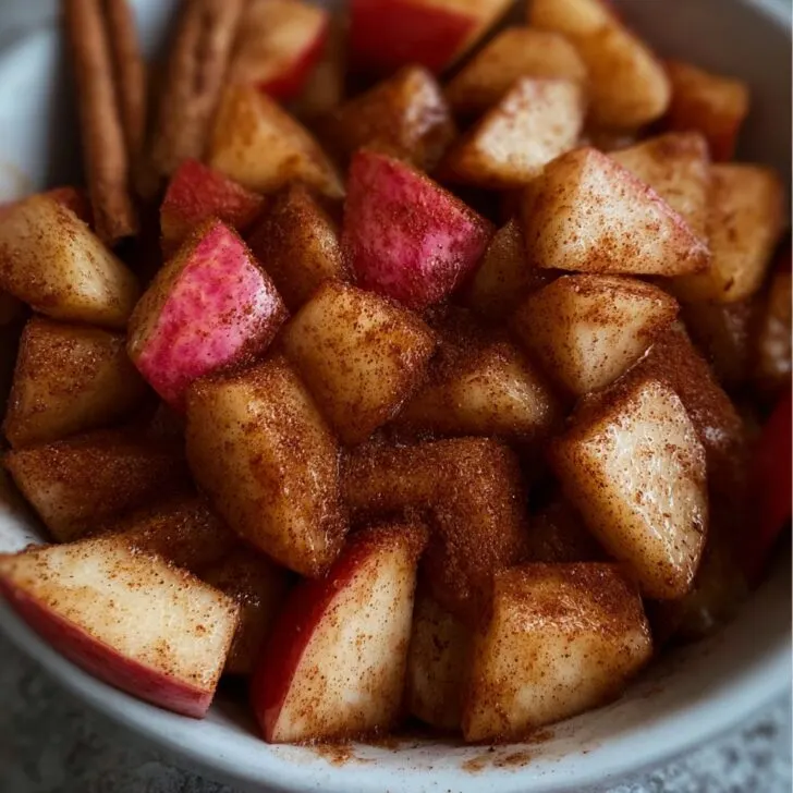 Easy Cinnamon Apples (5 minutes)
