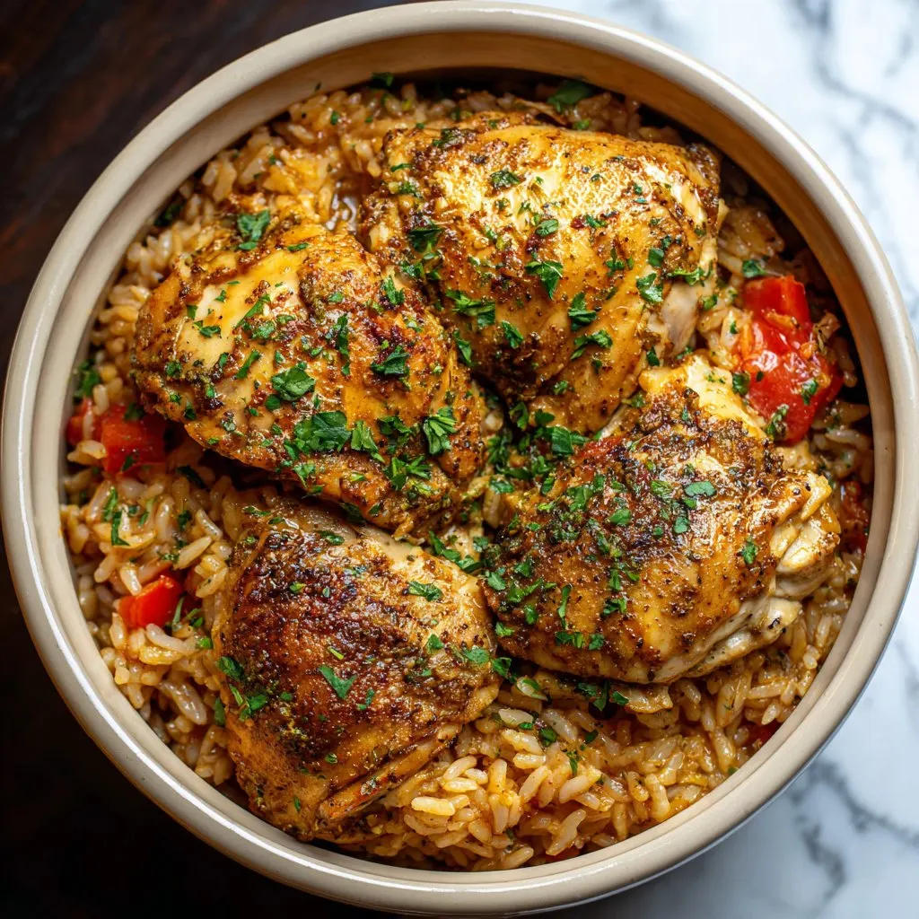 Easy Dump and Go Crockpot Cajun Chicken and Rice Dinner