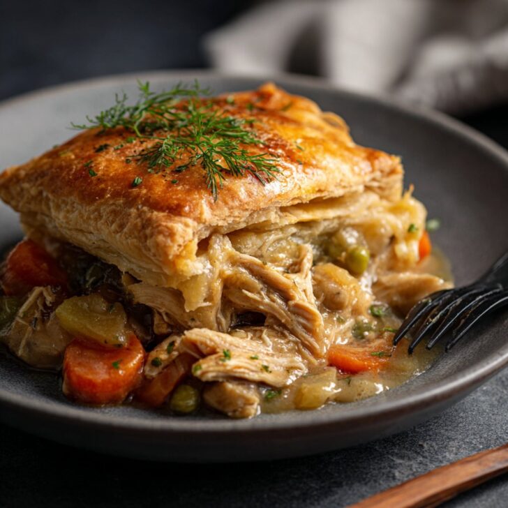 Easy Slow Cooker Chicken Pot Pie