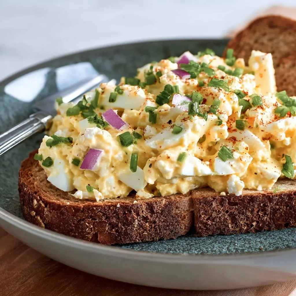 Egg Salad with Cottage Cheese - No Mayo