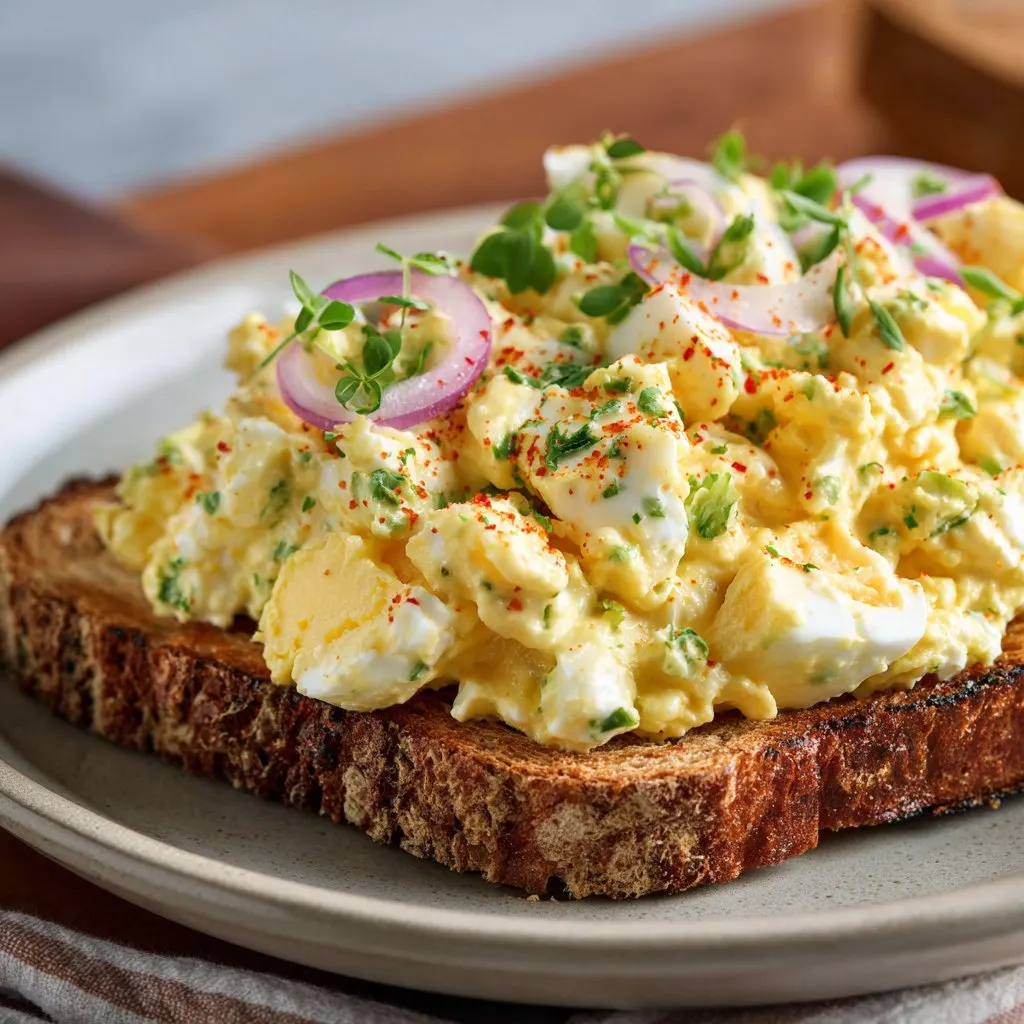 Egg Salad with Cottage Cheese - no mayo