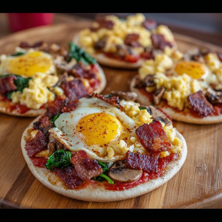 English Muffin Breakfast Pizza