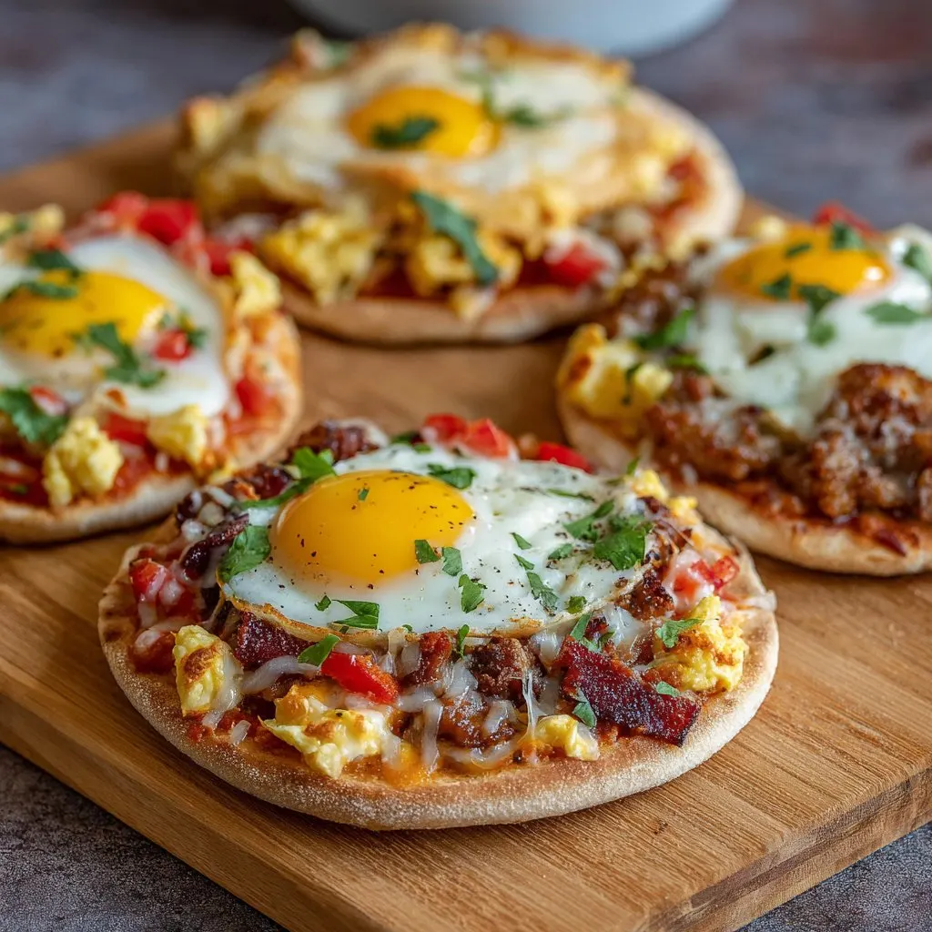 English Muffin Breakfast Pizza