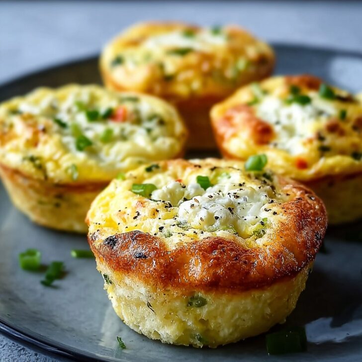 Fluffy Cottage Cheese Egg Muffins