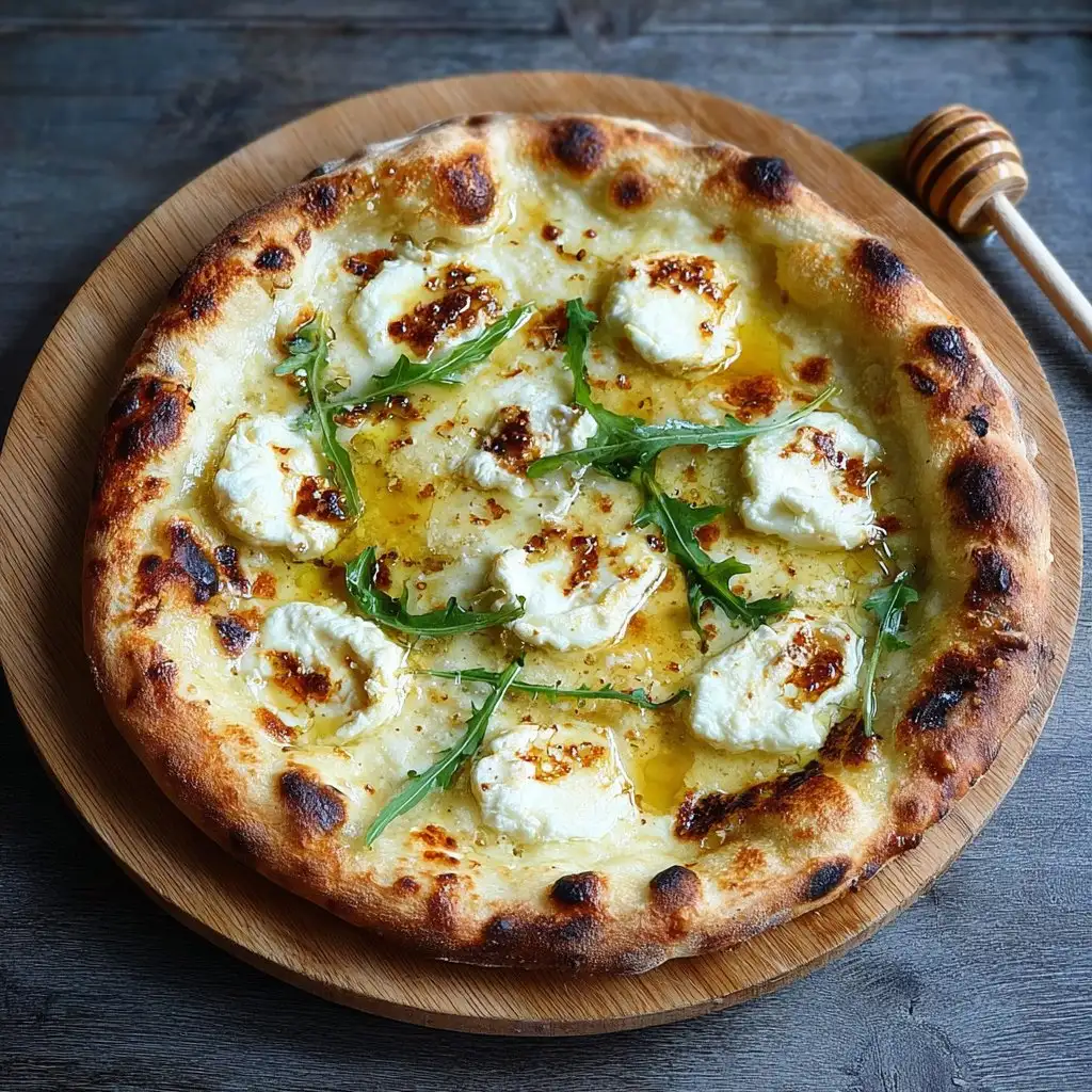 Goat Cheese and Honey Pizza