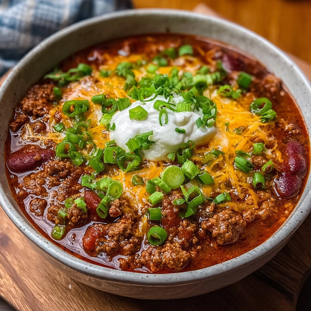 Ground Beef Stovetop Chili