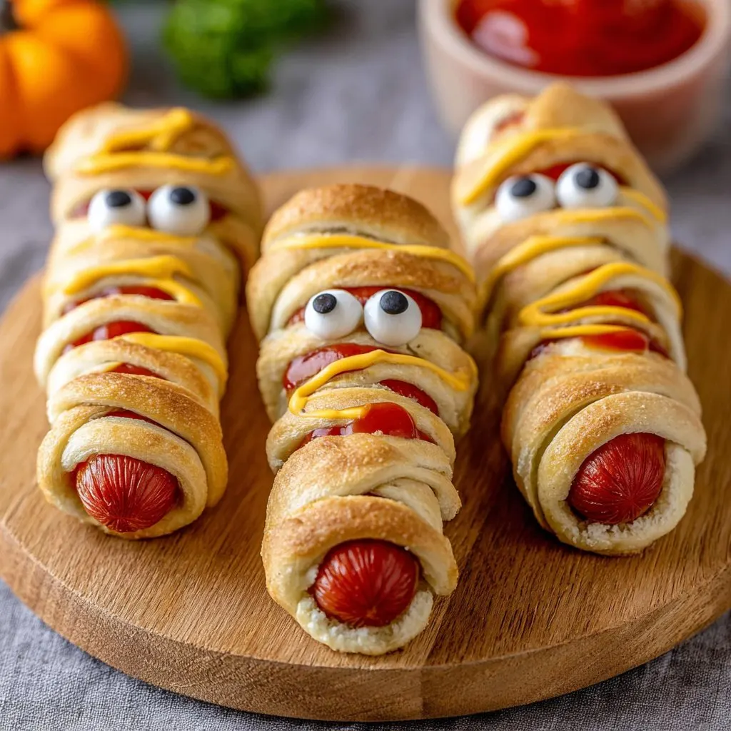 Halloween Mummy Hot Dogs