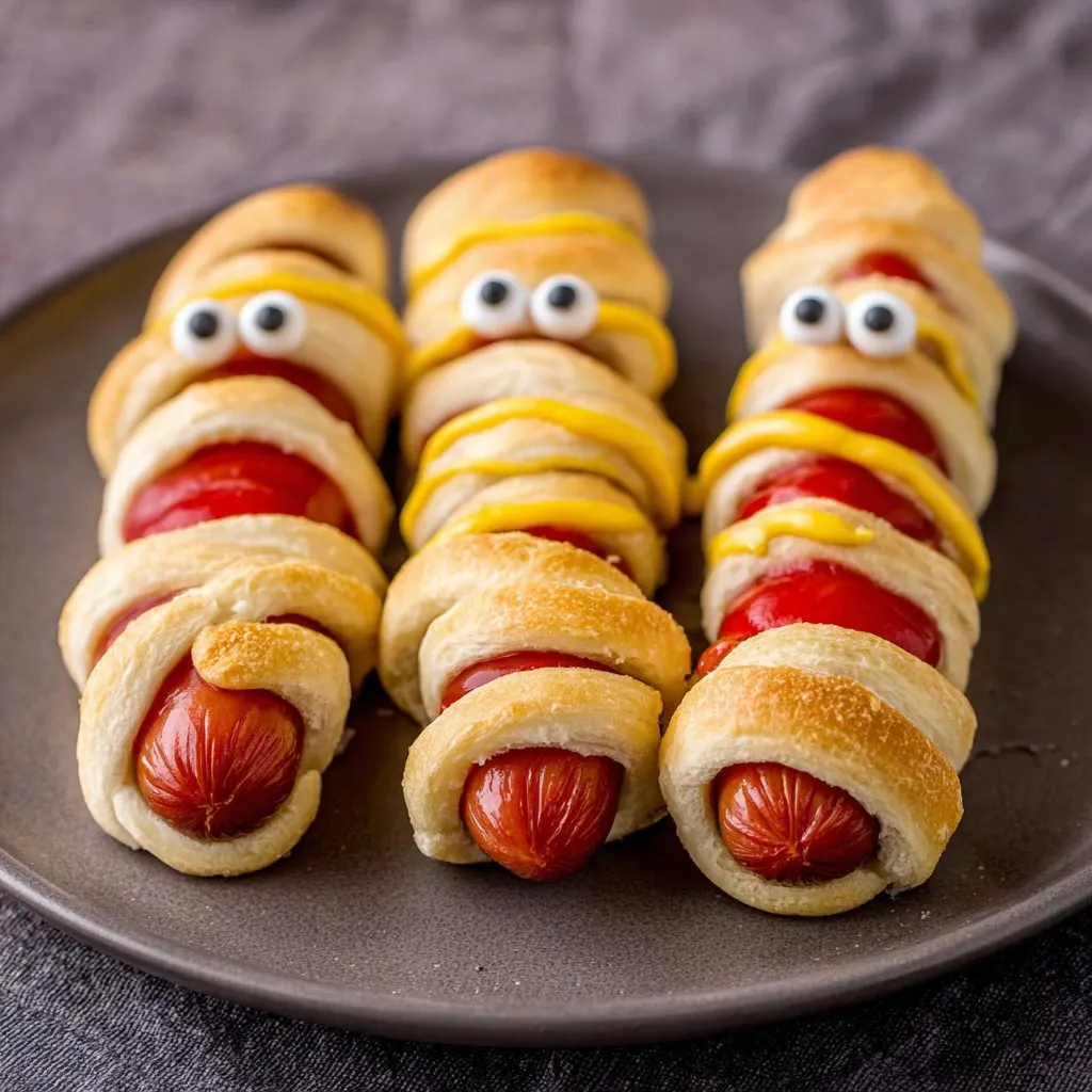 Halloween Mummy Hot Dogs 1 Halloween Mummy Hot Dogs