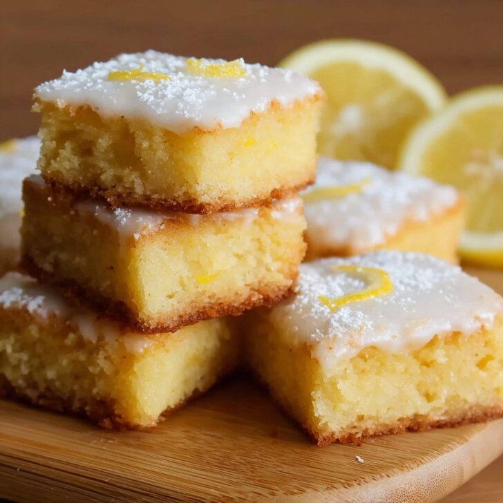 Handmade Lemon Brownies Recipe