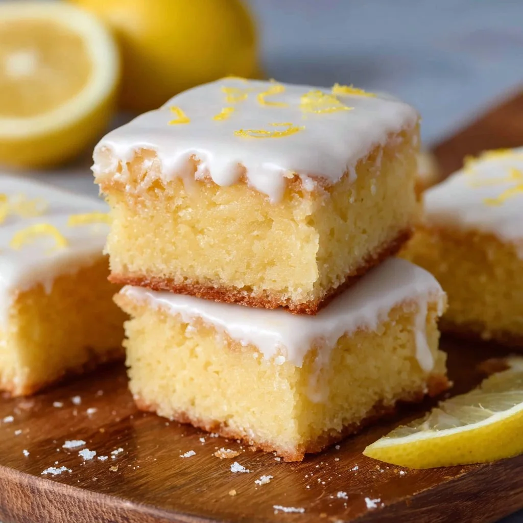 Handmade Lemon Brownies Recipe