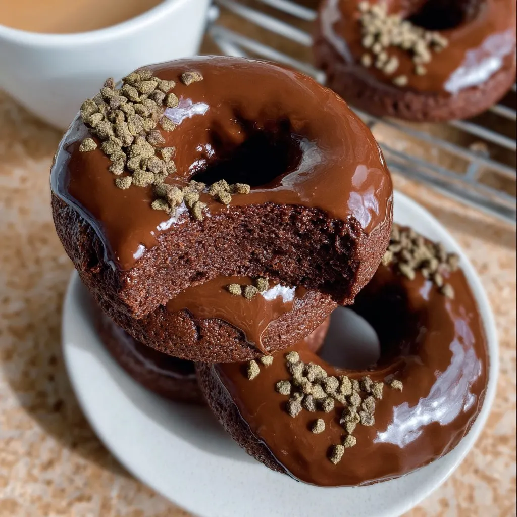 Healthy Chocolate Protein Donuts (Gluten Free) 1 Healthy Chocolate Protein Donuts (Gluten Free)