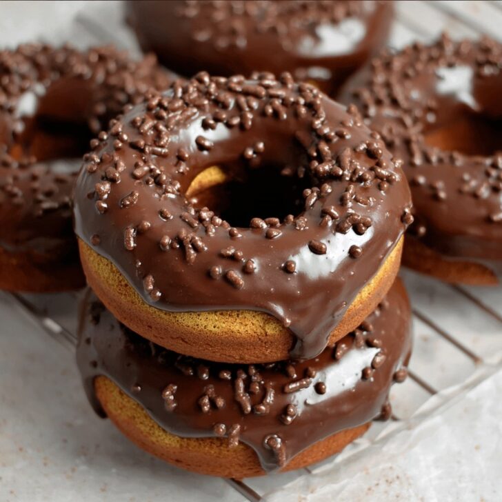 Healthy Chocolate Protein Donuts