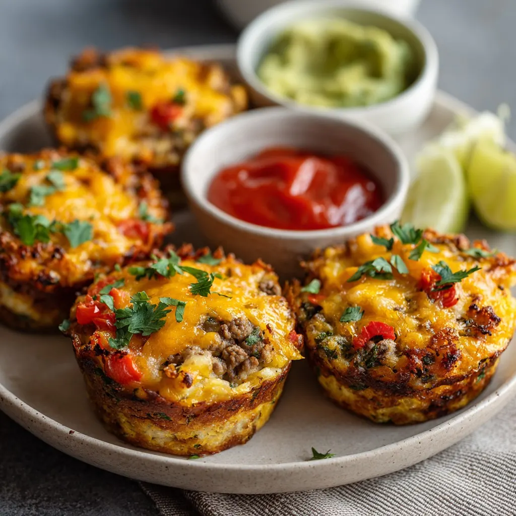 Hidden Veggie Taco Muffins