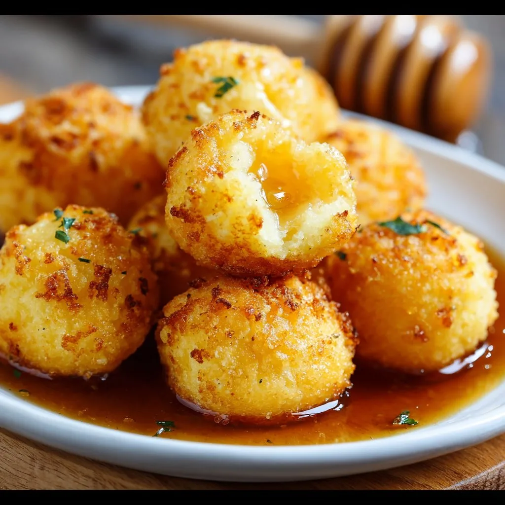 Honey Butter Cornbread Poppers Recipe