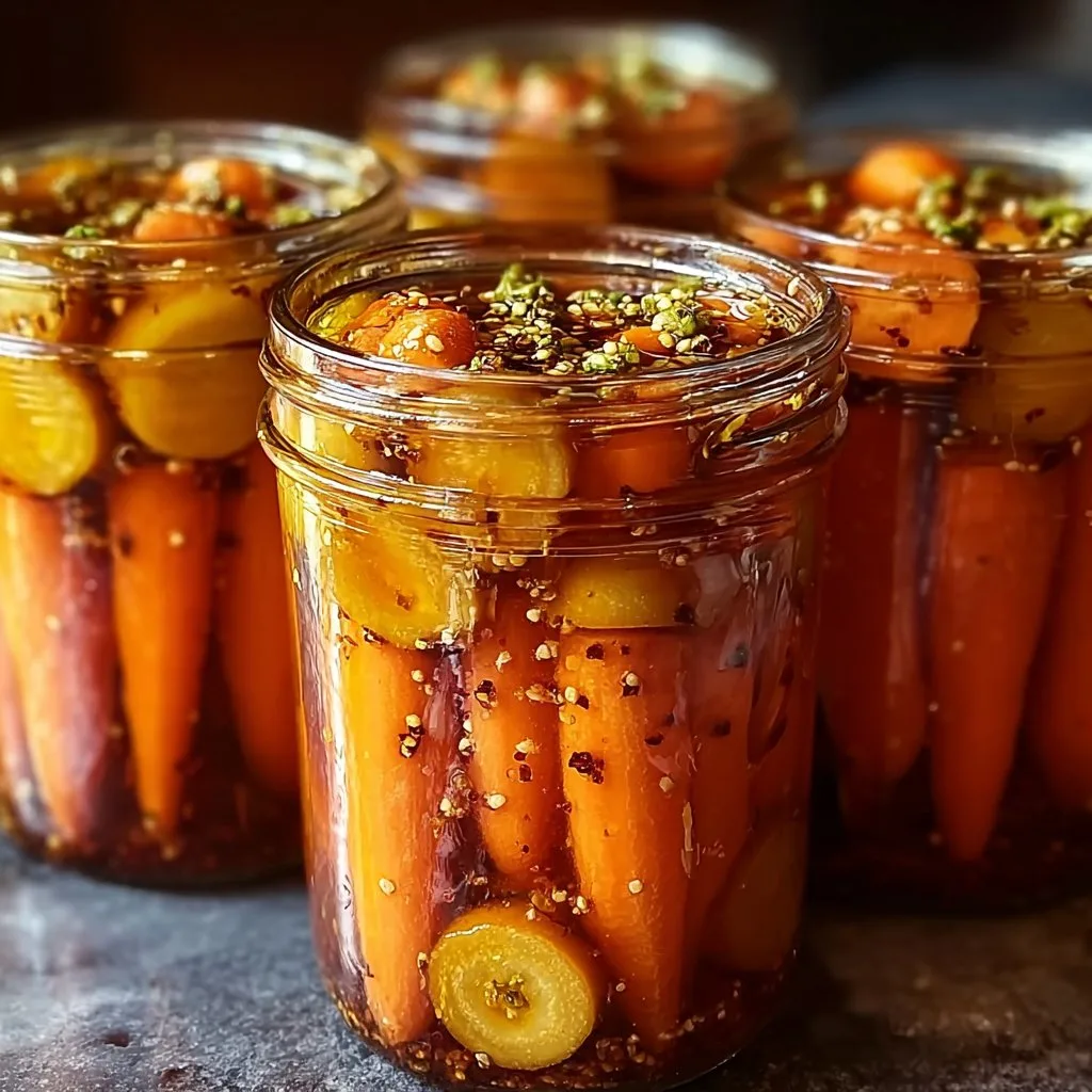 Hot Honey Pickled Carrots 1 Hot Honey Pickled Carrots