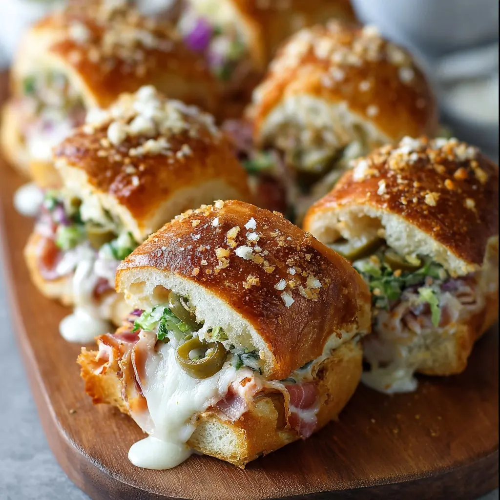 Hot Roll Sandwiches Party Food
