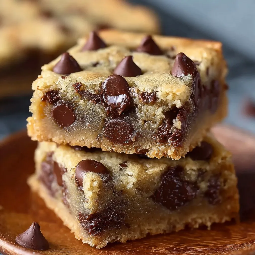 Melt-in-Your-Mouth Chocolate Chip Cookie Bars