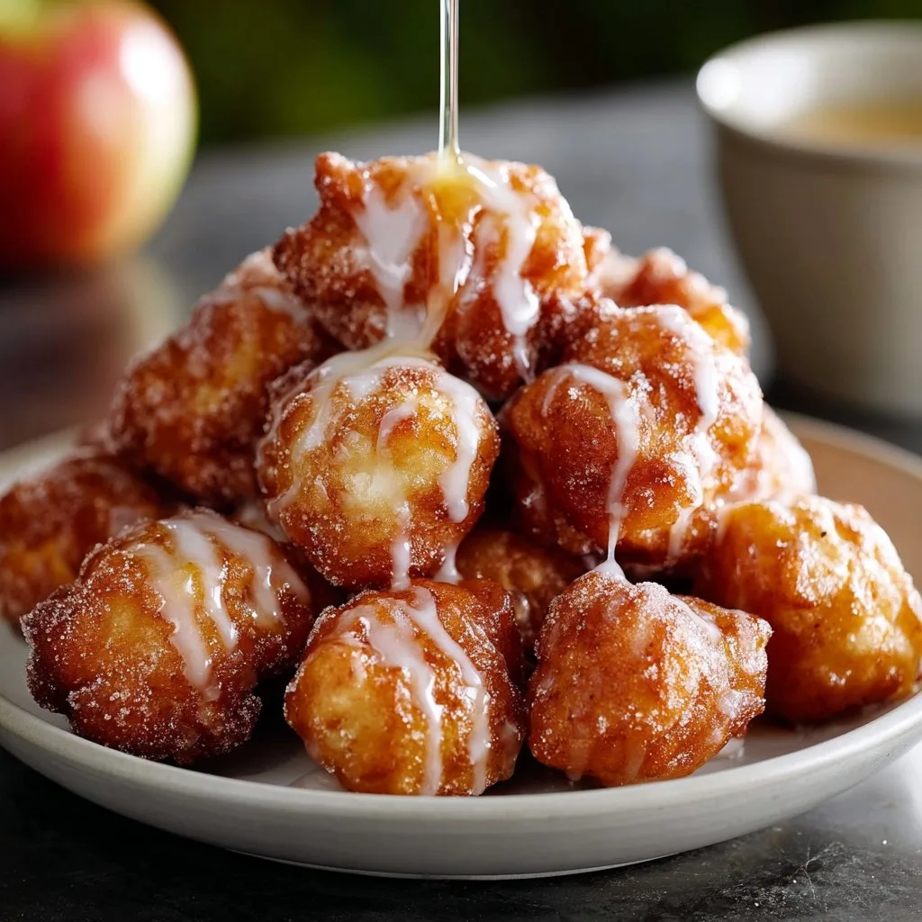 Mini Cinnamon Apple Fritters Recipe