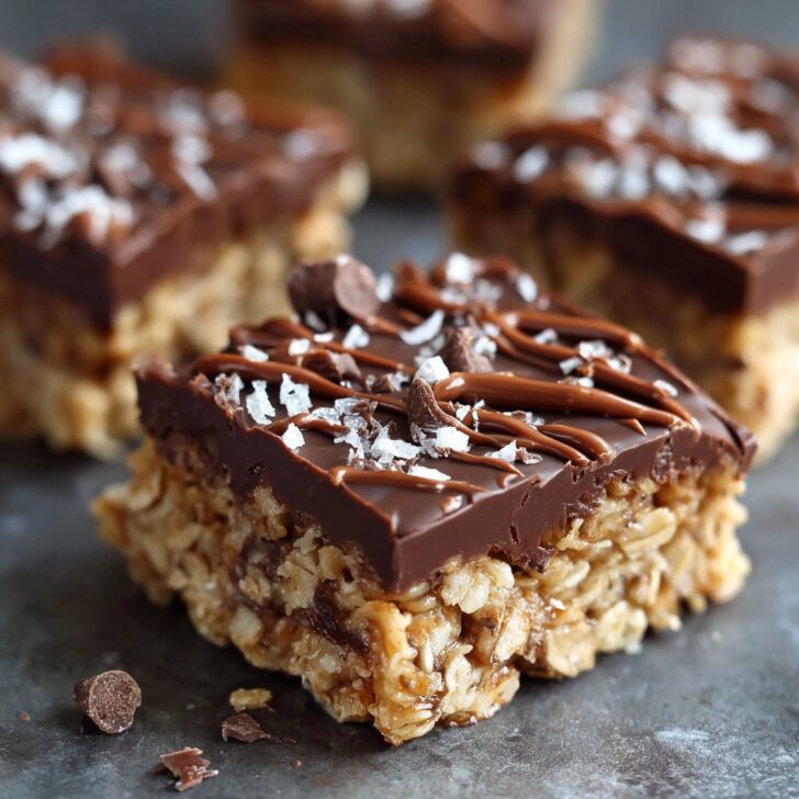 No Bake Chocolate Oatmeal Bars