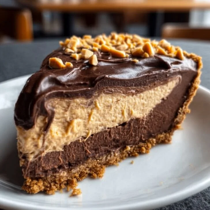 No-Bake Chocolate Peanut Butter Pie