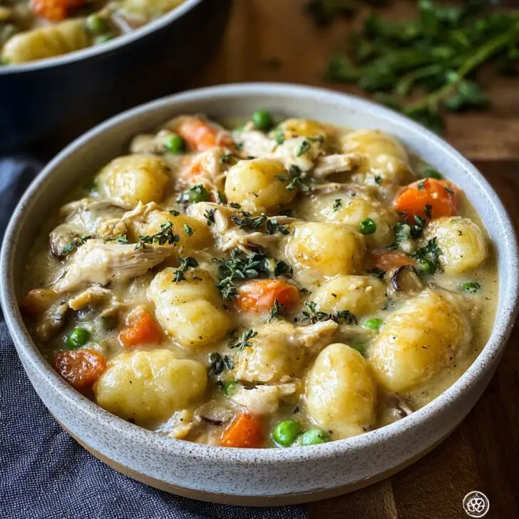 One Pot Gnocchi Chicken Pot Pie Recipe