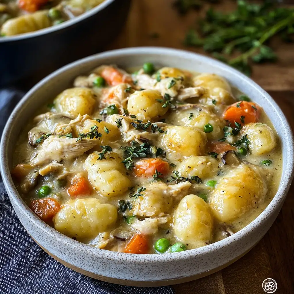 One Pot Gnocchi Chicken Pot Pie Recipe